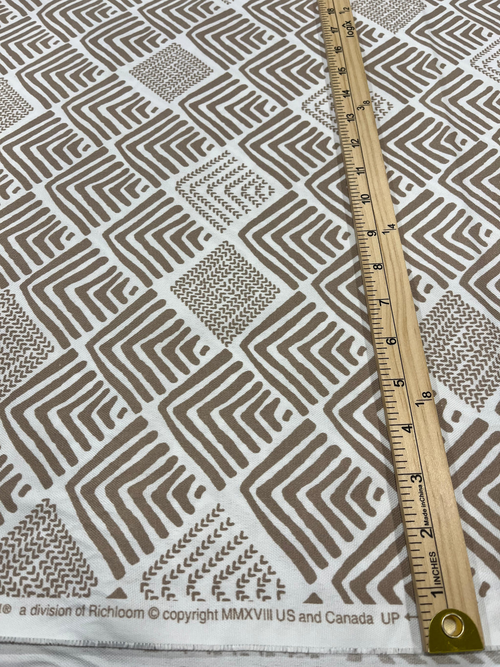 Brown Cotton Plain-Weave Cut Out Fabric Linen Fabric