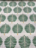 7.5 Yards Cut Out-Palm Leaf UV-Resistant Polyester Fabric 7.5 Yards Linen Fabric