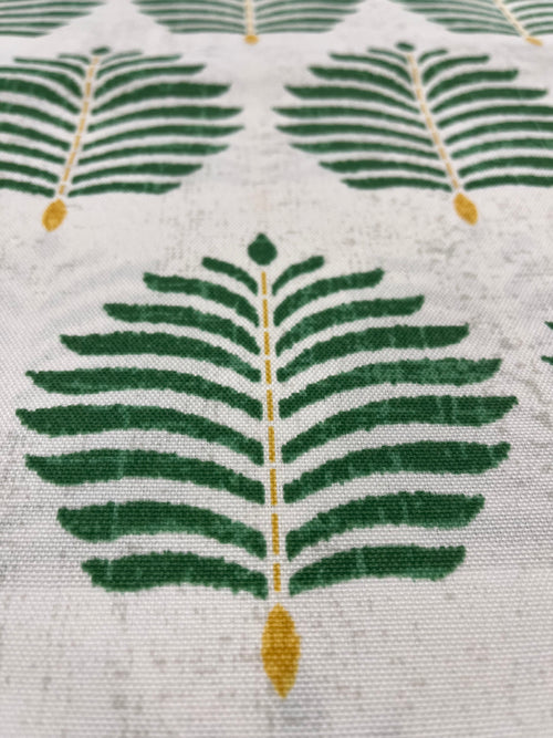 7.5 Yards Cut Out-Palm Leaf UV-Resistant Polyester Fabric Linen Fabric