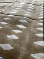 1 Yard Cut Out-Walton Hand Block Linen Fabric Linen Fabric
