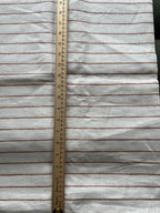 1 Yard Cut Out-Clay Striped Linen Fabric Linen Fabric