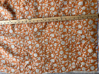 10 Yards Cut Out-Orange Block Print Upholstery Linen Fabric Linen Fabric