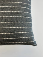 Elias Stripe Natural Linen Pillow Cover Pillow Covers