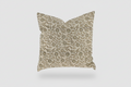 Odine Botanical Print Oat Pillow Cover 26" x 26" Double Sided Pillow Covers