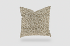 Odine Botanical Print Oat Pillow Cover 26" x 26" Double Sided Pillow Covers