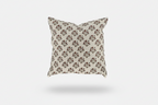 Isolde Ditsy Prints Oat Pillow Cover 26" x 26" Double Sided Pillow Covers
