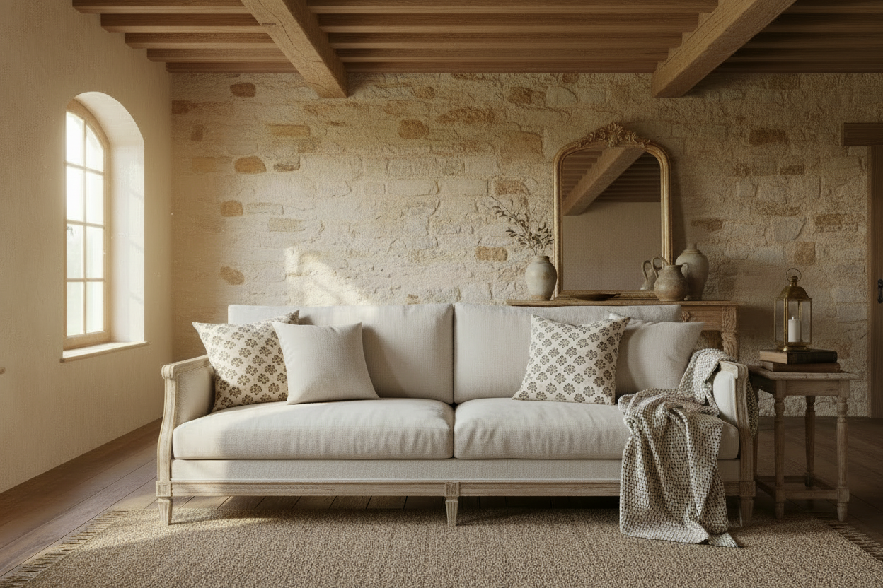 Isolde Ditsy Prints Oat Pillow Cover Pillow Covers