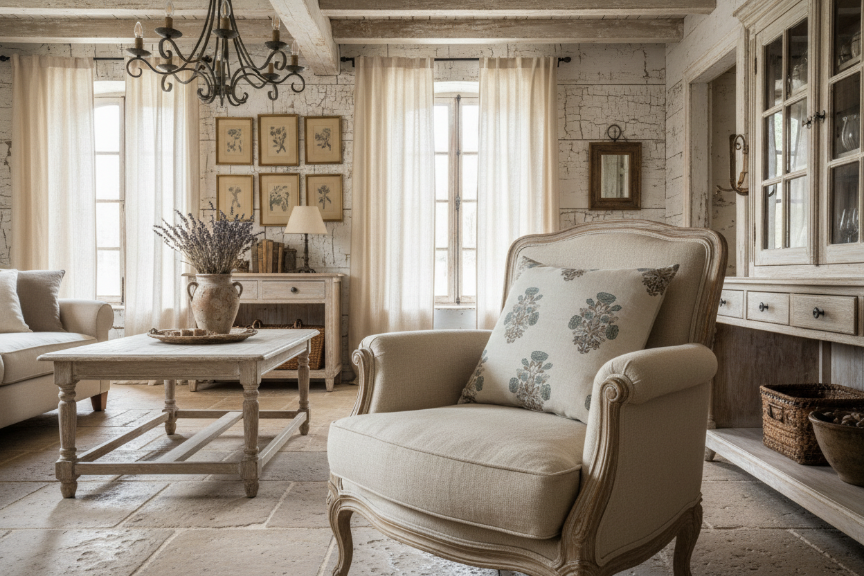 Cypress Ditsy Prints Natural Linen Pillow Cover Pillow Covers