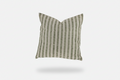 Vesper Stripe Natural Linen Pillow Cover 26" x 26" Double Sided Pillow Covers
