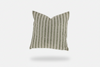 Vesper Stripe Natural Linen Pillow Cover 26" x 26" Double Sided Pillow Covers