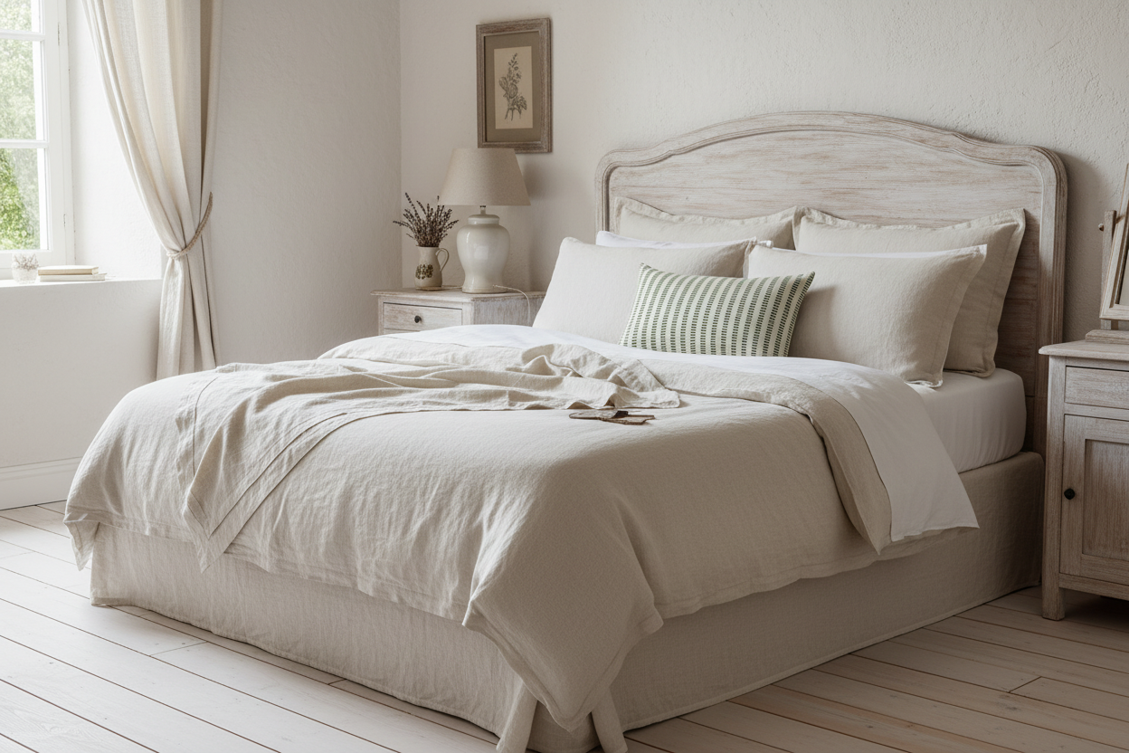 Vesper Stripe Natural Linen Pillow Cover Pillow Covers