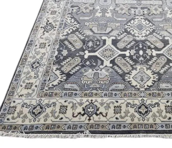 Modern Farmhouse Hand Knotted Oushak Rug - Maple Village Lane