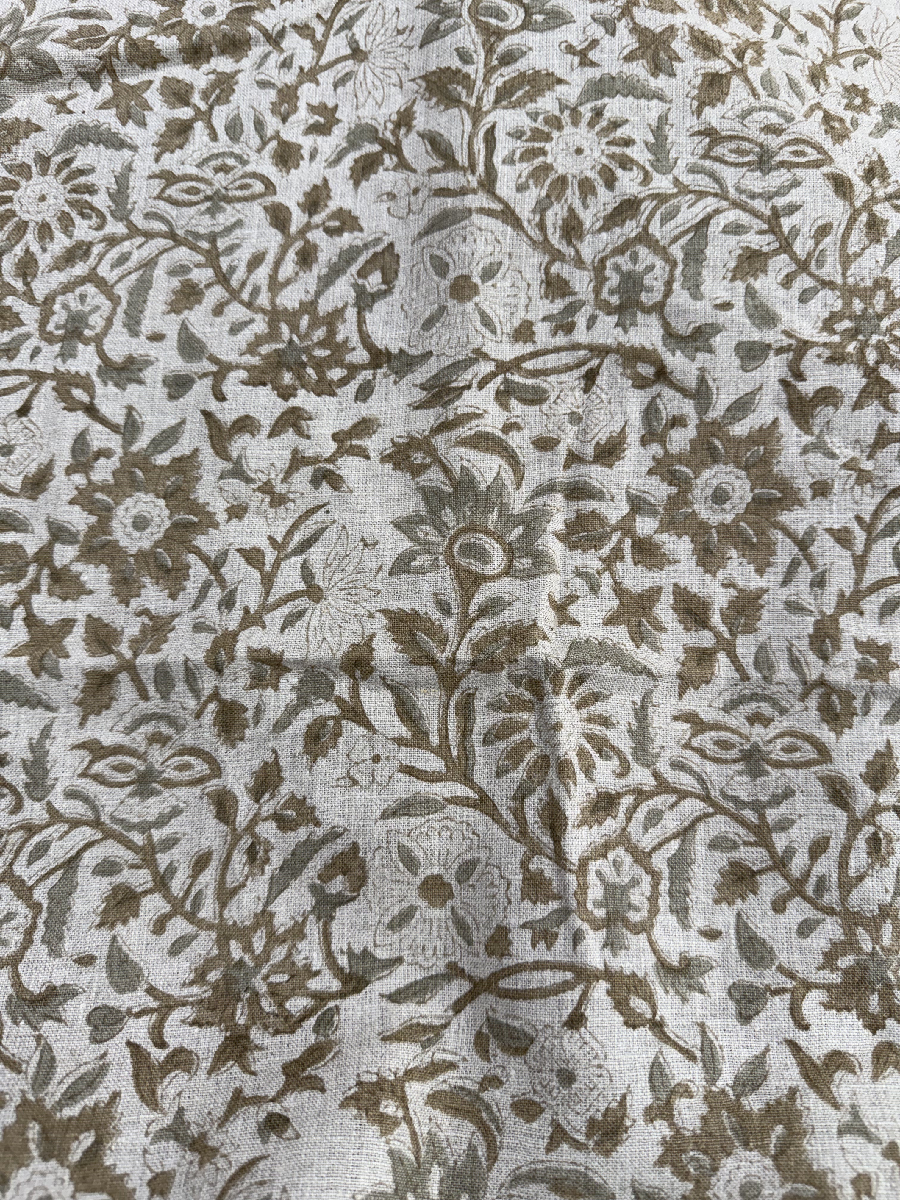 Euphemia Heavyweight Handloom Linen Fabric Linen Fabric