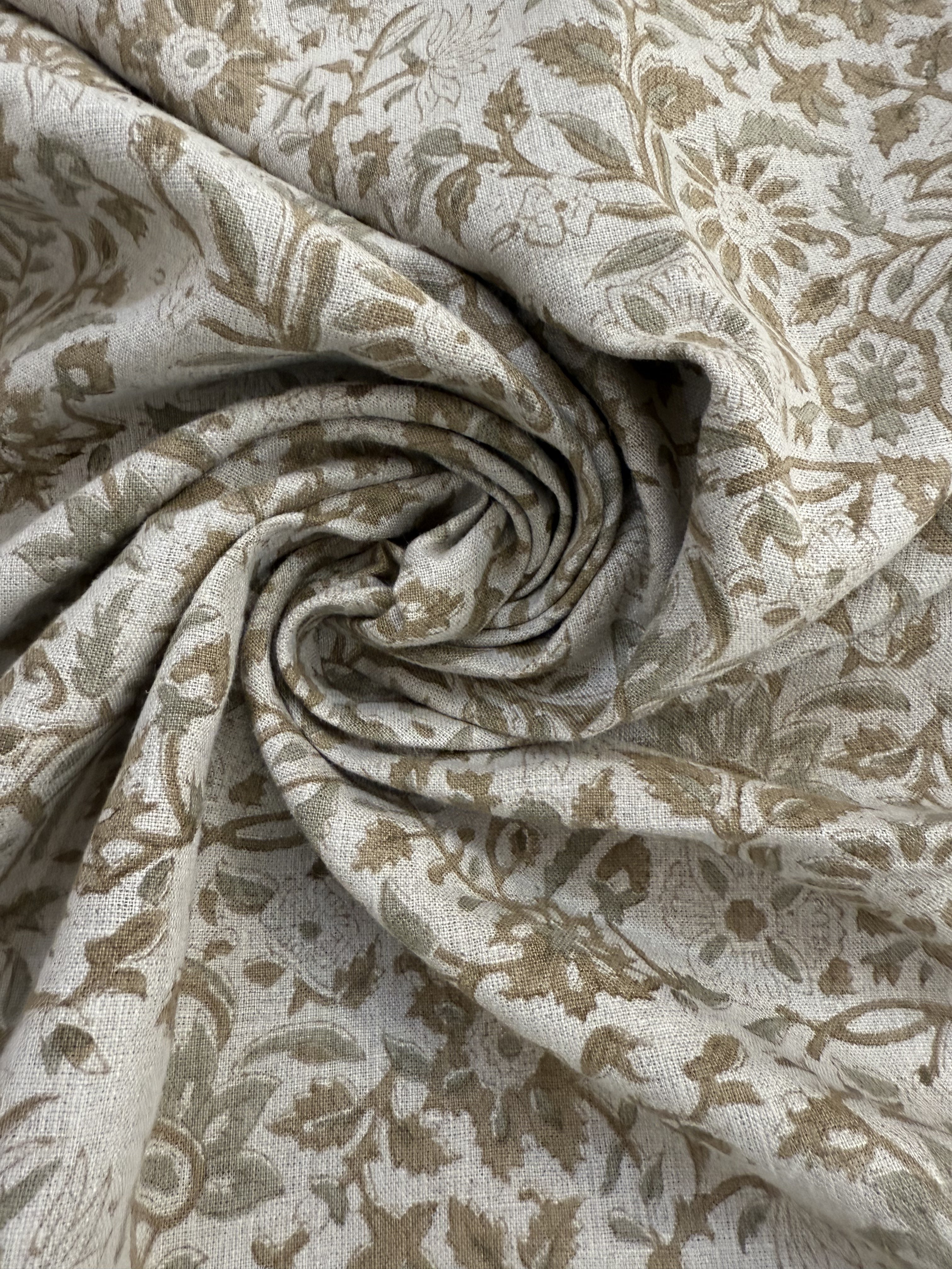 Euphemia Heavyweight Handloom Linen Fabric Linen Fabric