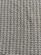 Bruce Block Print Handloom Linen Fabric Linen Fabric