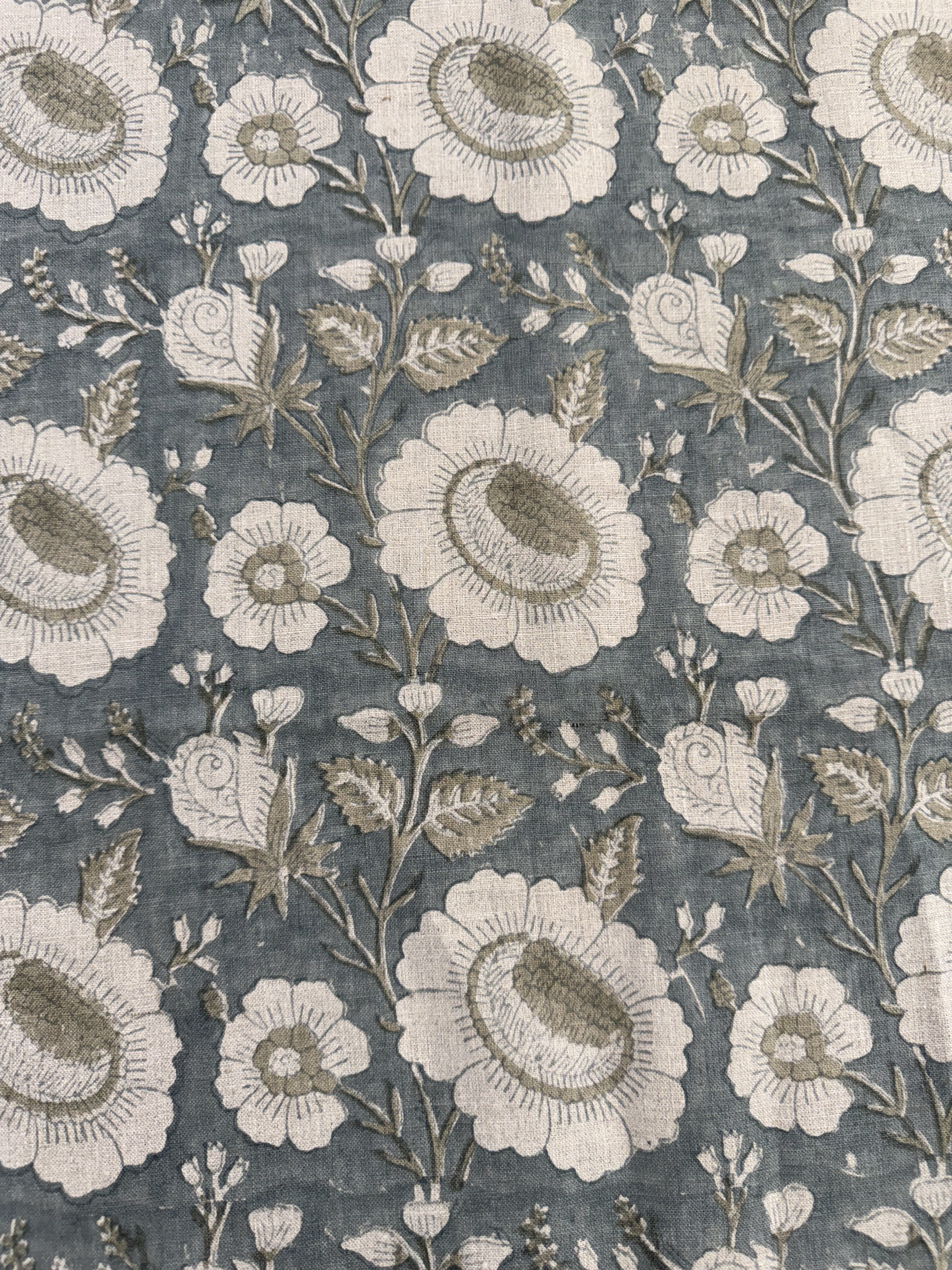 Romy Printed Linen Fabric Linen Fabric