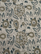 Cleo Block Print Linen Linen Fabric