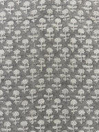 Iris Linen Block Print Linen Fabric