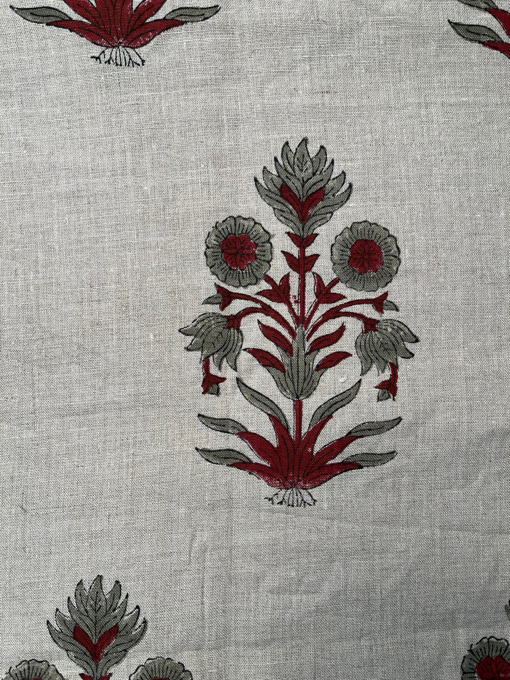 3 Yards Cut Out Linen Fabric