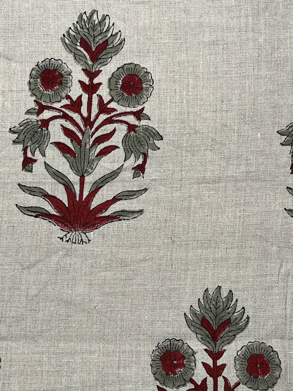 3 Yards Cut Out Linen Fabric