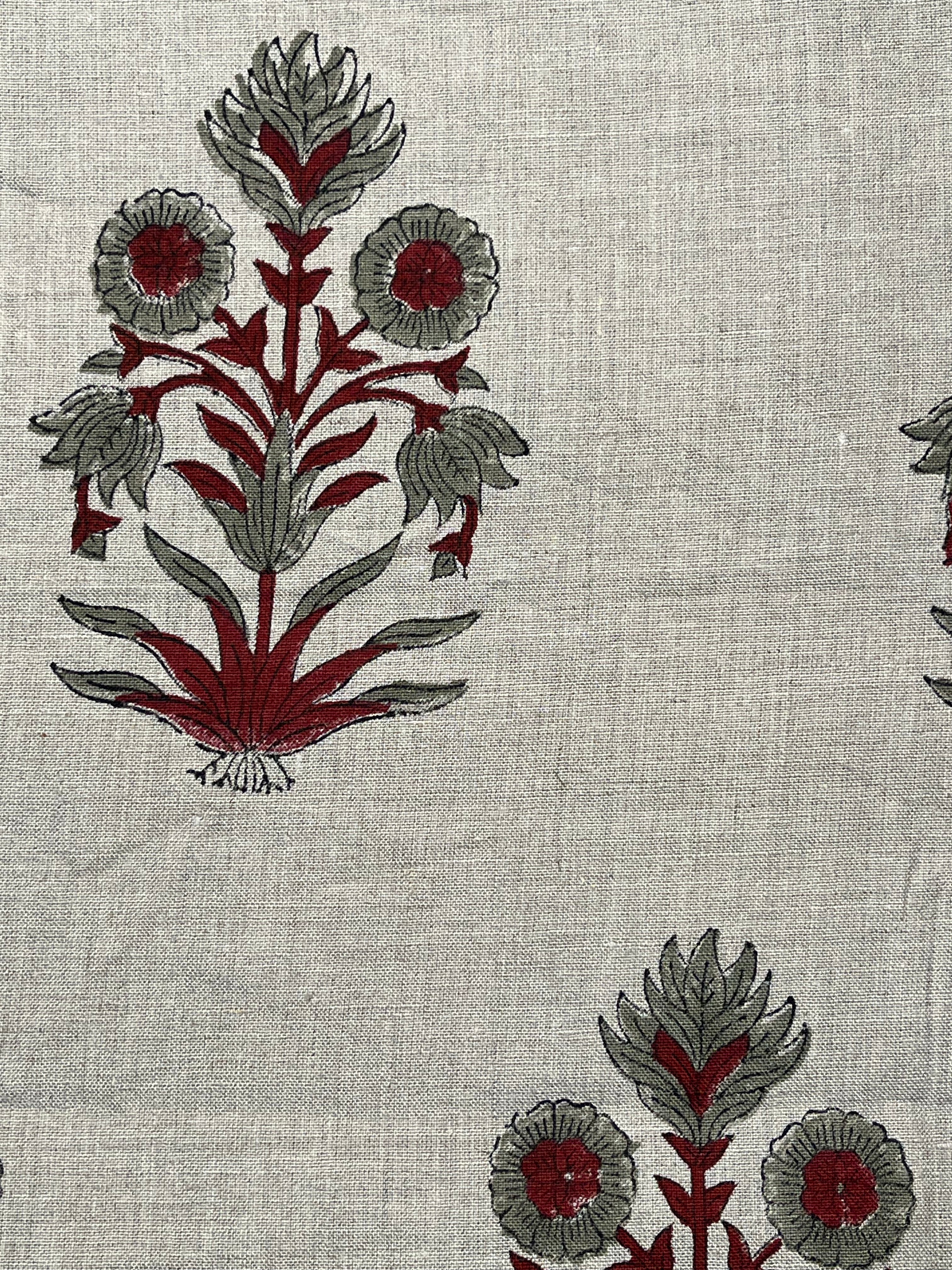 3 Yards Cut Out Linen Fabric