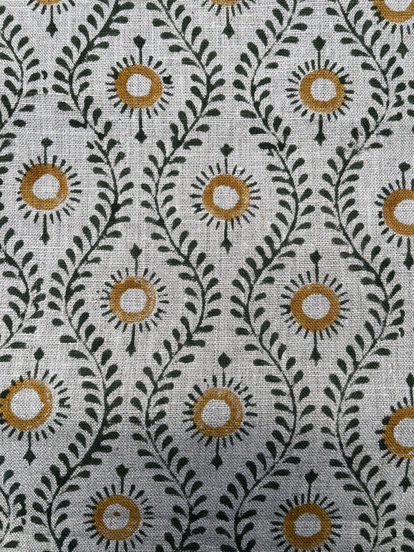 3 Yards Cut Out Linen Fabric