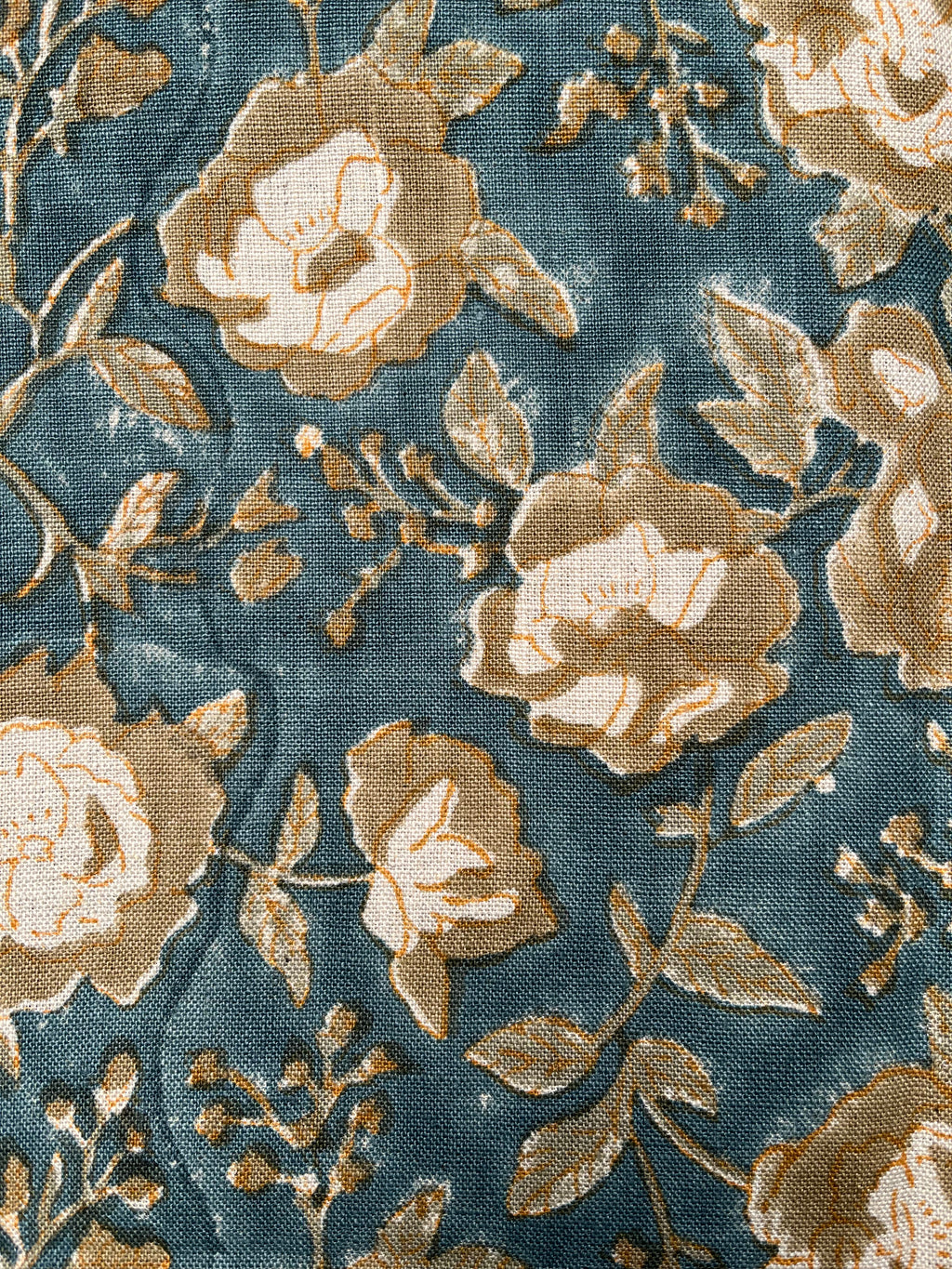 2 Yards Cut Out Linen Fabric