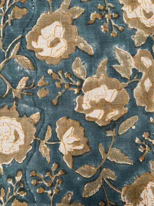 2 Yards Cut Out Linen Fabric