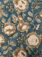 2 Yards Cut Out Linen Fabric