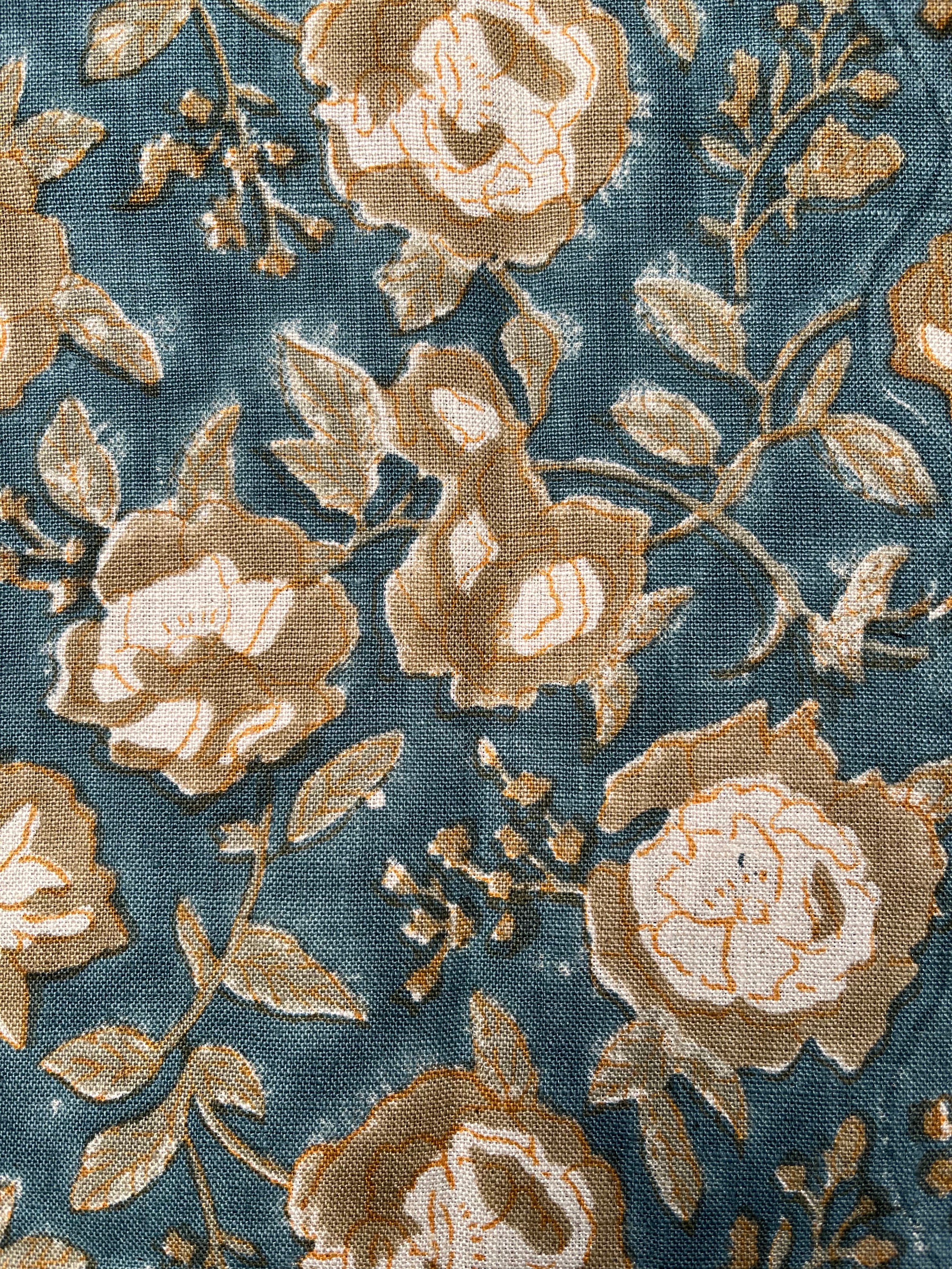 2 Yards Cut Out Linen Fabric