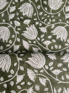 2 Yards Cut Out Linen Fabric