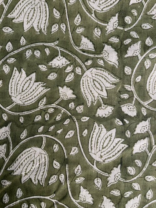 2 Yards Cut Out Linen Fabric