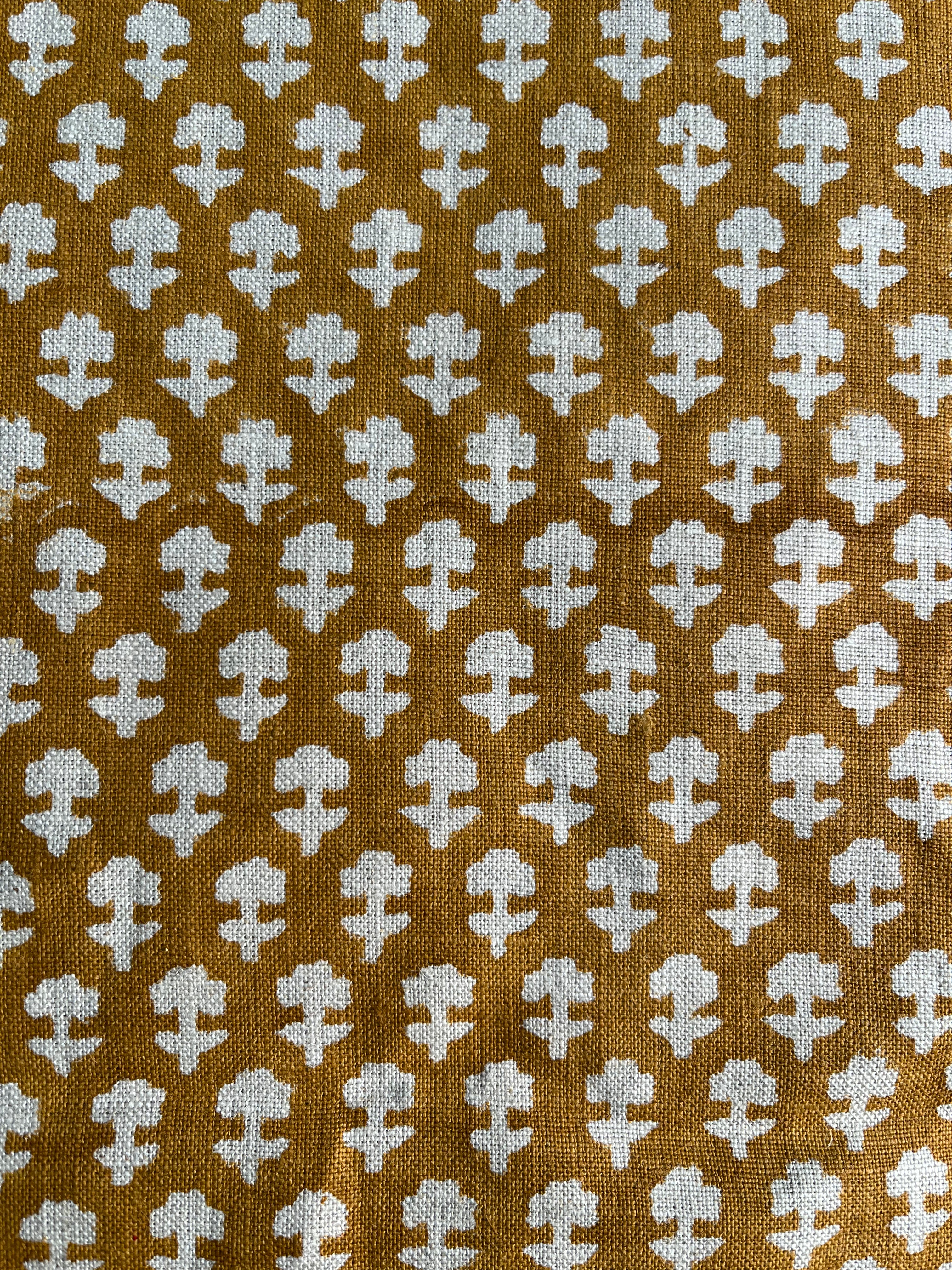 18 Yards Cut Out Linen Fabric