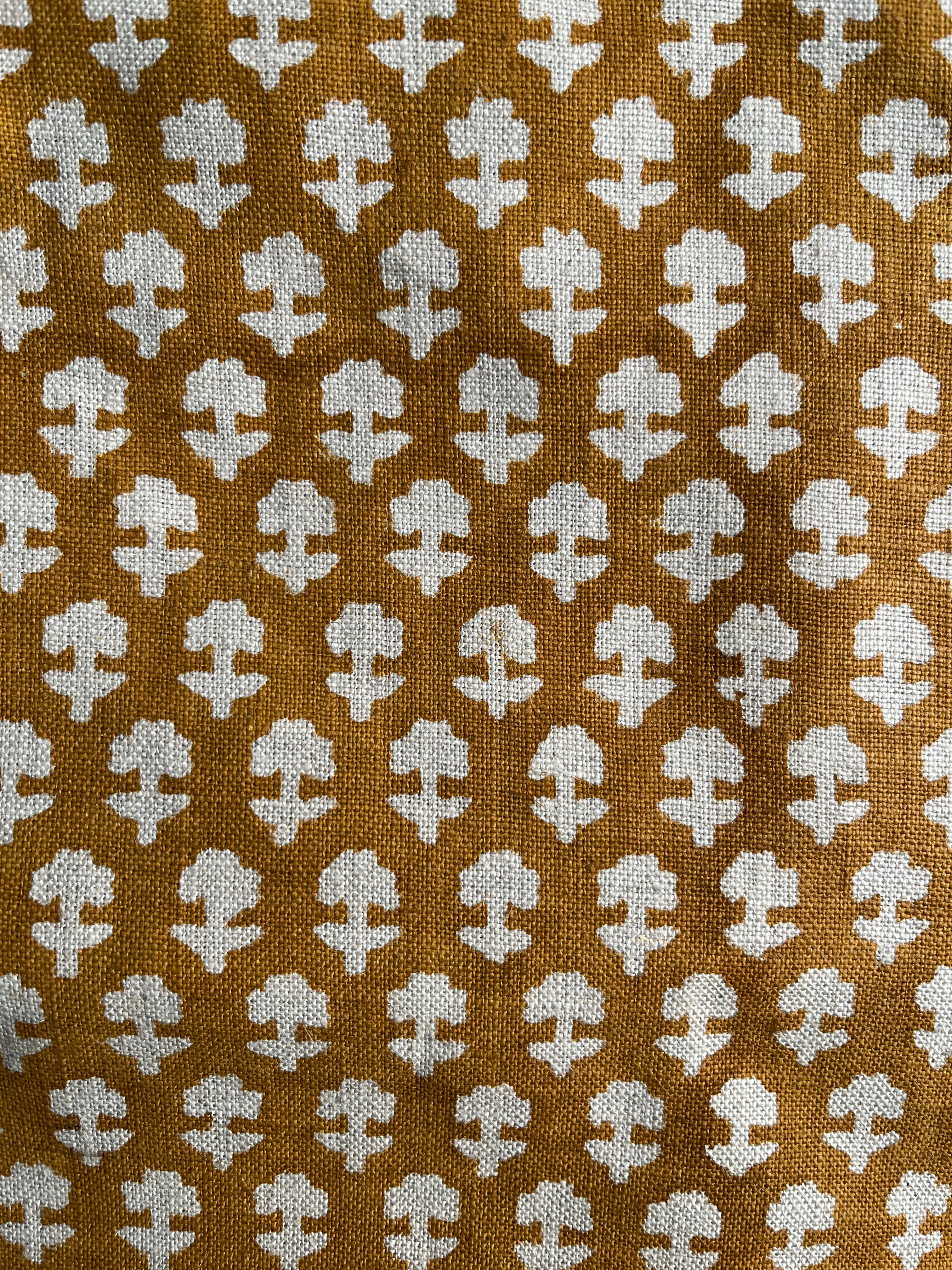 18 Yards Cut Out Linen Fabric