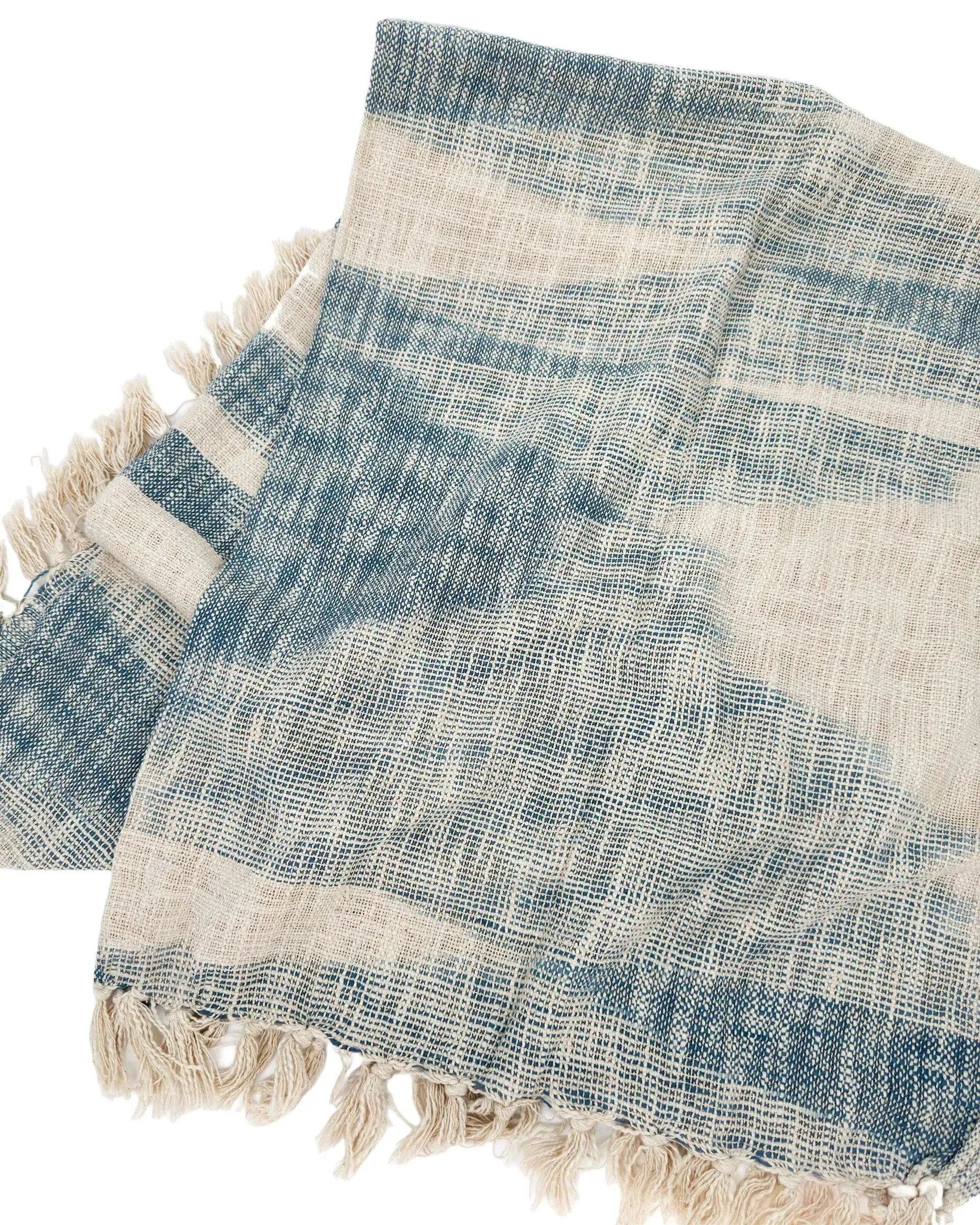 Ava Handloom Sofa Throw Blanket Cotton Throws
