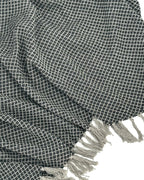 Ainsley Throw Blanket with Hand knotted Tassels Cotton Throws