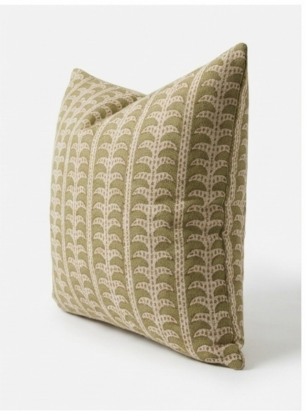 Jessy Botanical Print Tan Dust Pillow Cover Pillow Covers