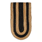 Juno Natural & Black Woven Jute Table Runner