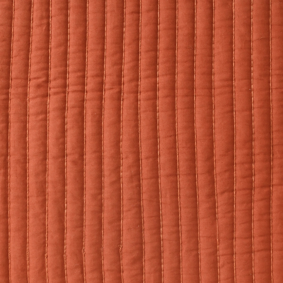 Rust Solid Mulmul Quilt