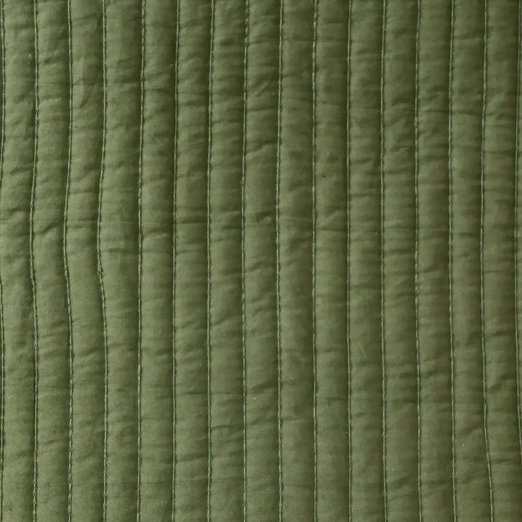 Vintage Sage Solid Mulmul Quilt Quilts