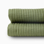 Vintage Sage Solid Mulmul Quilt Quilts