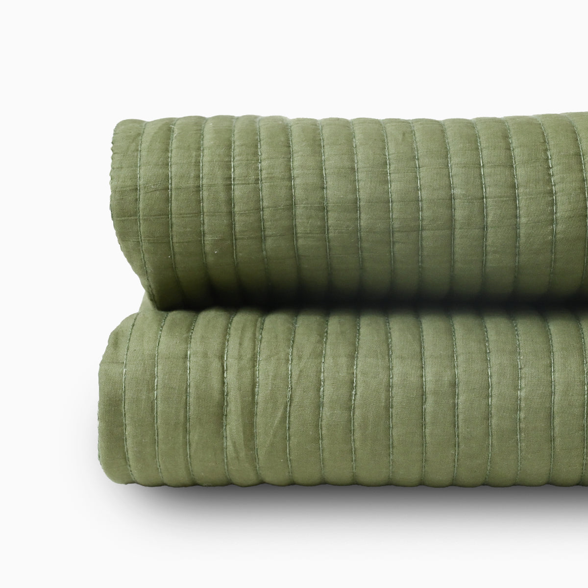 Vintage Sage Solid Mulmul Quilt