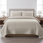 Oyster Gray Mulmul Quilt