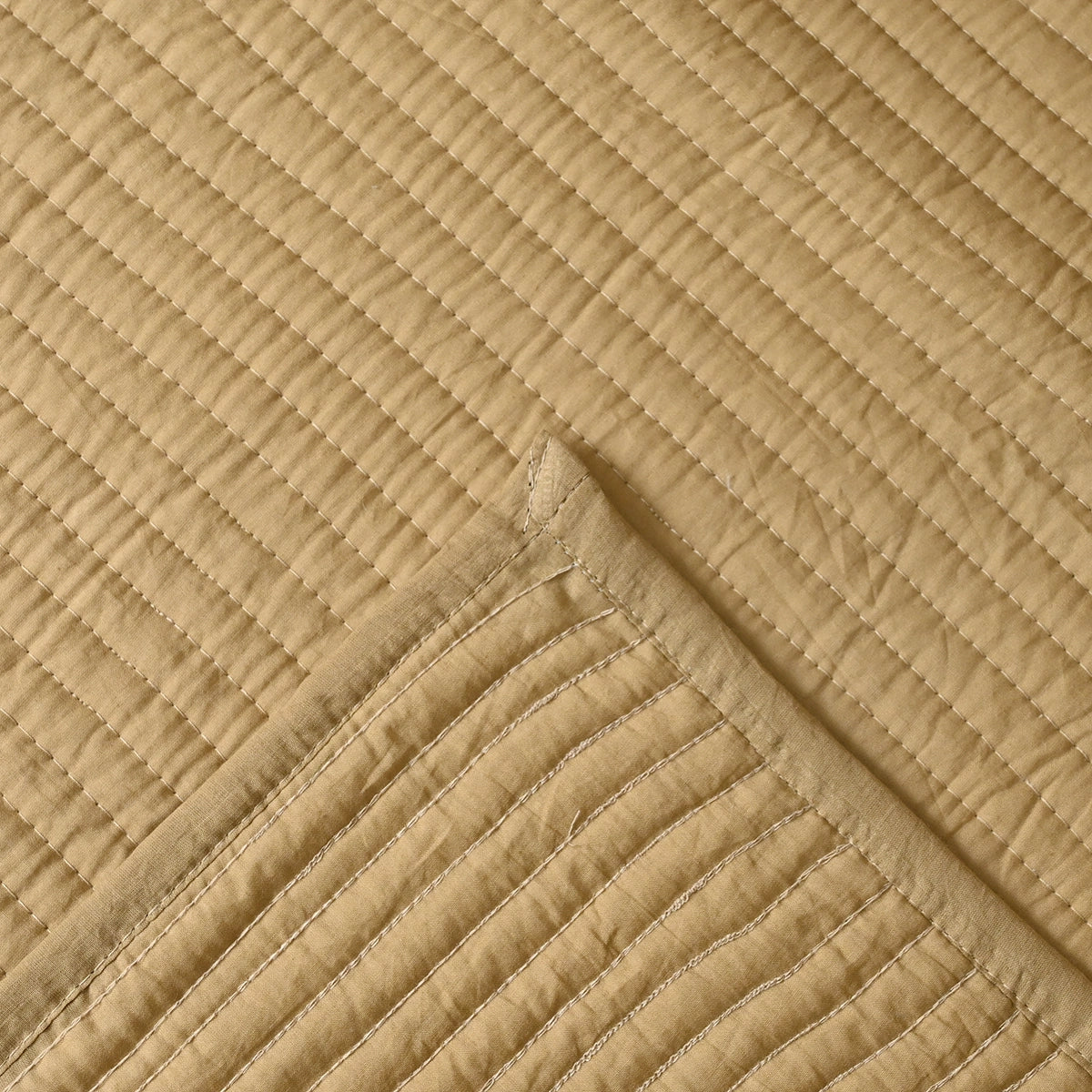 Tan Dust Solid Mulmul Quilt