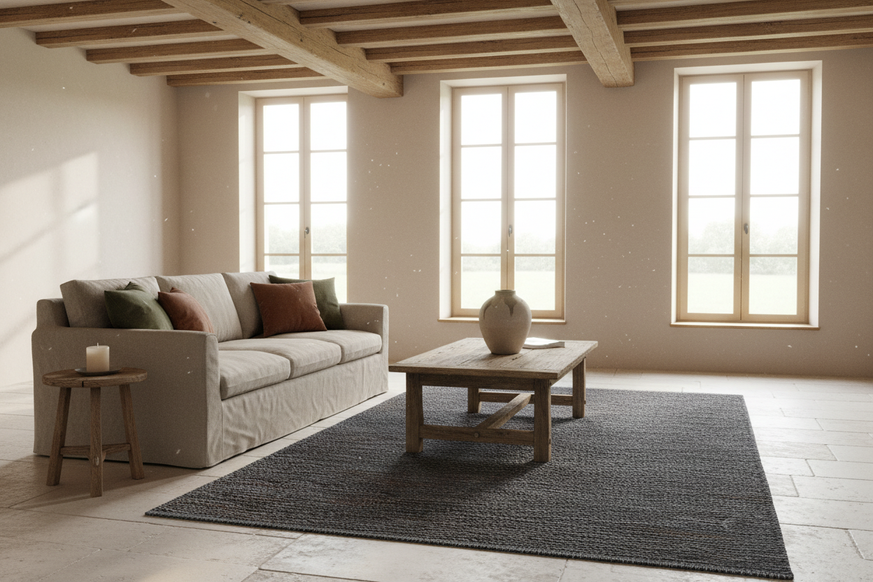 Luna Handwoven Jute Rug Handwoven