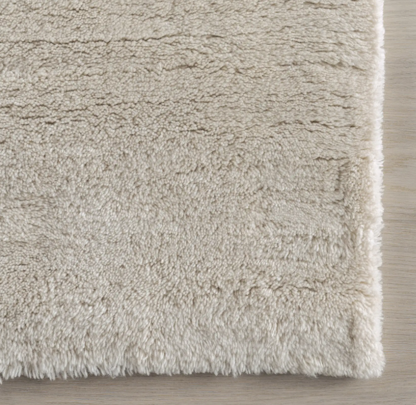Ivory Mist Hand-Tufted Wool Rug 8'6" x 11'6" Hand Loomed