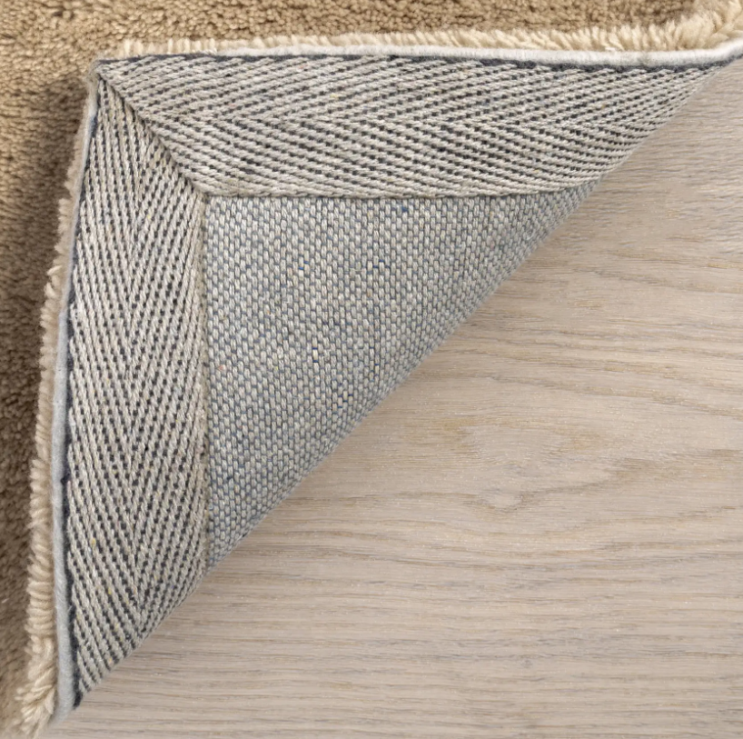 Warm Sand Hand-Tufted Wool Rug 8'6" x 11'6" Hand Loomed