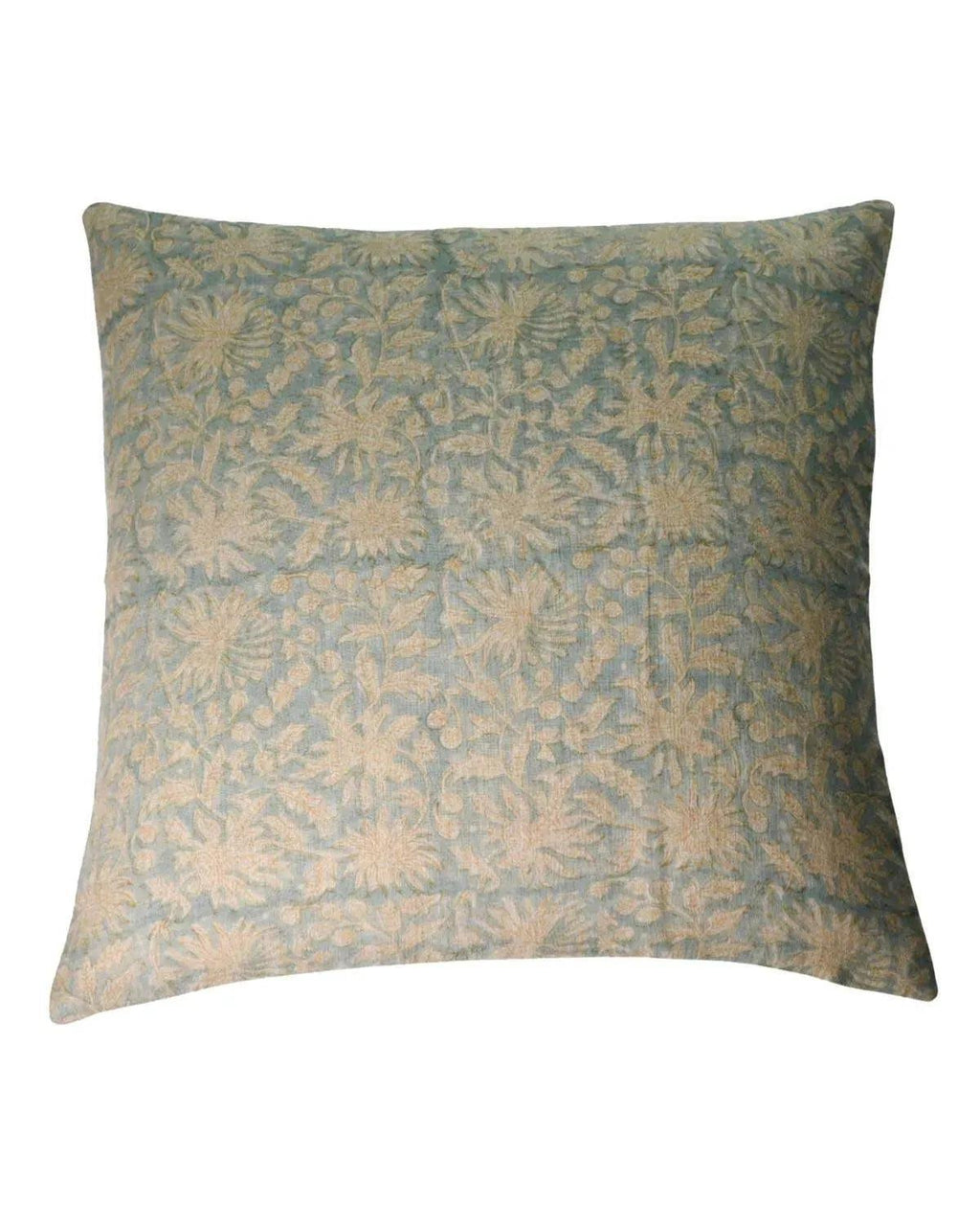 Malyn Botanical Print Icy Blue Pillow Cover 26" x 26" Double Sided Pillow Covers