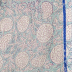Meadow Reverie Powder Blush Linen Fabric by the Yard