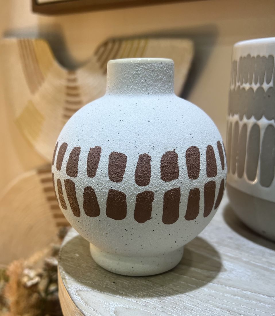 Ceramic Round Vase Vase & Pots